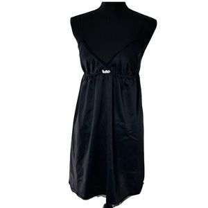 Vera Wang black slip dress size Med